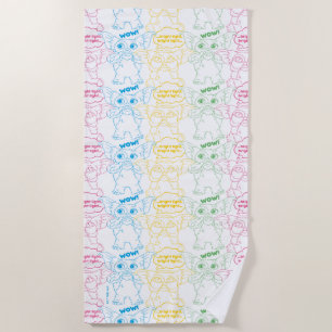 Gizmo   Bright Light! Bright Light! Beach Towel