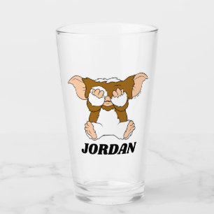 Gizmo   Cute Comic Character   Add Your Name Glass