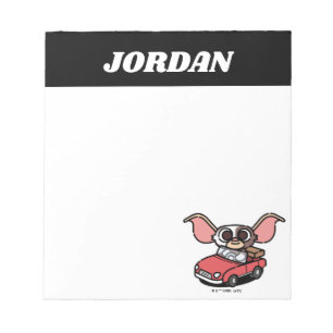 Gizmo   Cute Comic Driver   Add Your Name Notepad