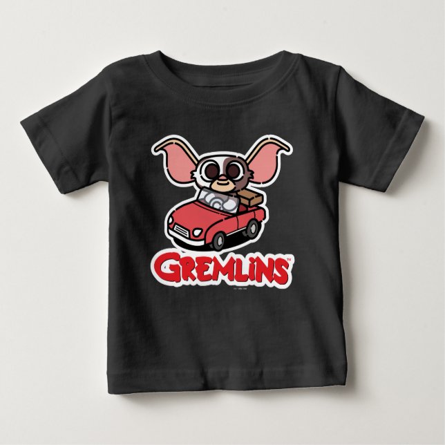 Gizmo | Cute Comic Driver Baby T-Shirt (Front)