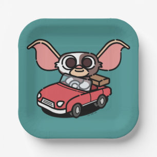 Gizmo   Cute Comic Driver Paper Plate