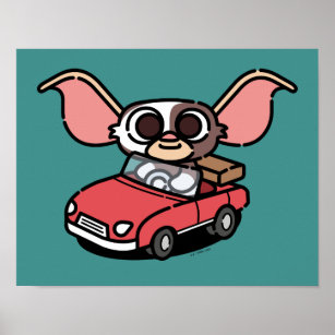 Gizmo   Cute Comic Driver Poster