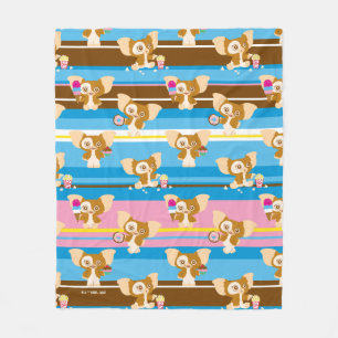 Gizmo   Cute Comic Pattern Fleece Blanket