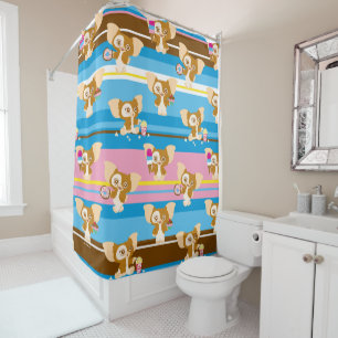Gizmo   Cute Comic Pattern Shower Curtain