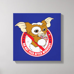 Gizmo Do Not Feed After Midnight Canvas Print