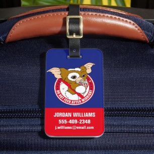 Gizmo   Do Not Feed After Midnight Luggage Tag