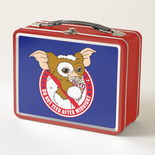 Gizmo | Do Not Feed After Midnight Metal Lunch Box (Front)