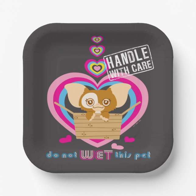 Gizmo | Do Not Wet This Pet Paper Plate (Front)