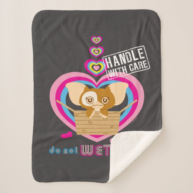 Gizmo | Do Not Wet This Pet Sherpa Blanket (Front)