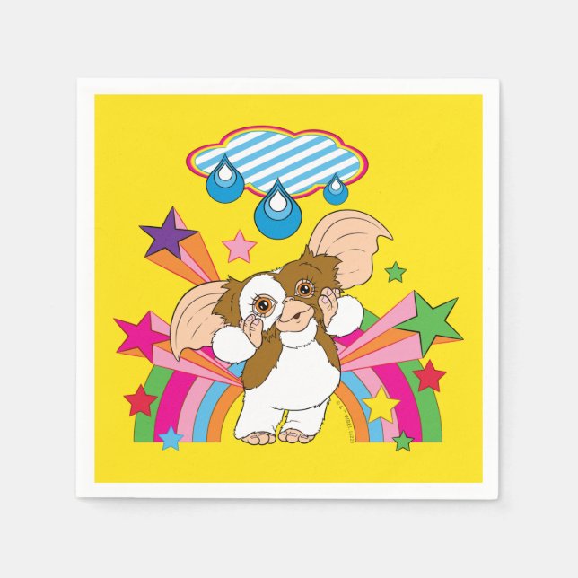 Gizmo | Dreaming of Raindrops Napkin (Front)