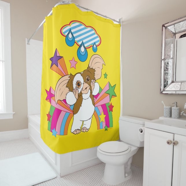 Gizmo | Dreaming of Raindrops Shower Curtain (In Situ)