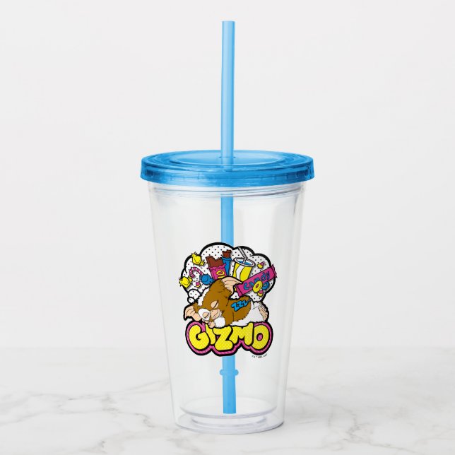 Gizmo | Dreaming of Sweets Acrylic Tumbler (Front)