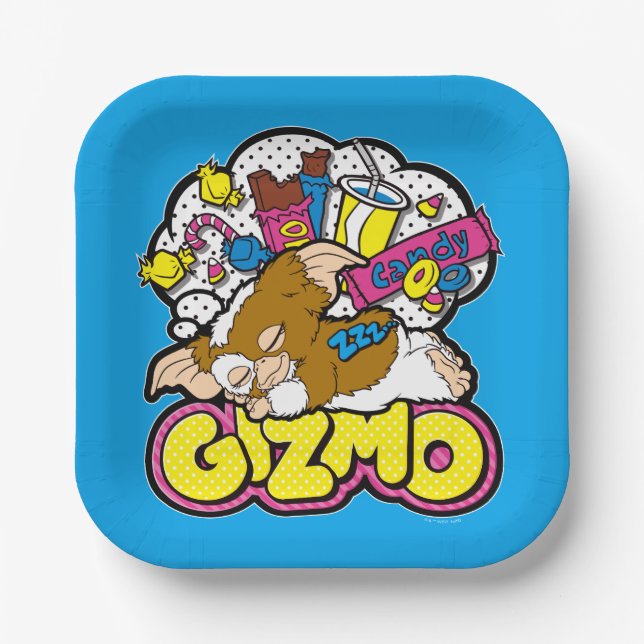 Gizmo | Dreaming of Sweets Paper Plate (Front)