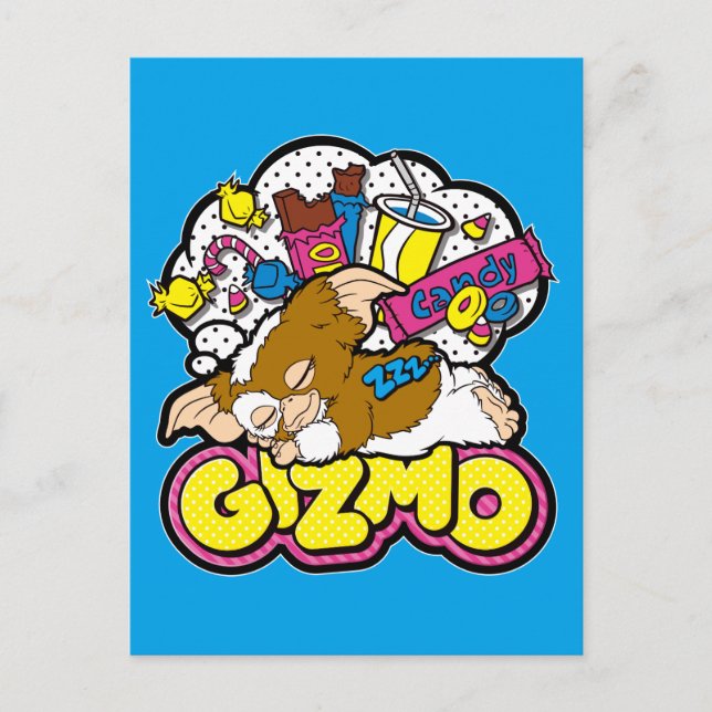 Gizmo | Dreaming of Sweets Postcard (Front)