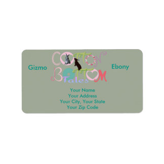 Gizmo & Ebony Cotton Bottom Tales Address Labels