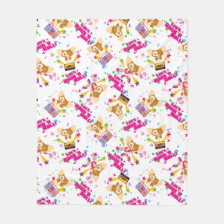 Gizmo | Let's Rock 'n Roll Pattern Fleece Blanket