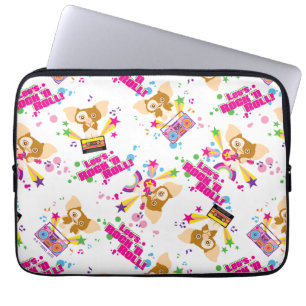 Gizmo   Let's Rock 'n Roll Pattern Laptop Sleeve