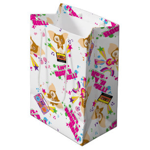 Gizmo Let's Rock 'n Roll Pattern Medium Gift Bag