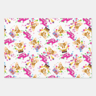 Gizmo | Let's Rock 'n Roll Pattern Wrapping Paper Sheet