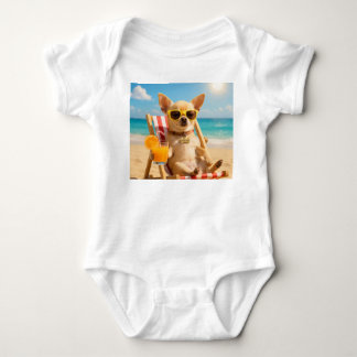 Gizmo on vacation baby bodysuit