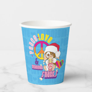 Gizmo   Peace Love & Midnight Snacks Paper Cups