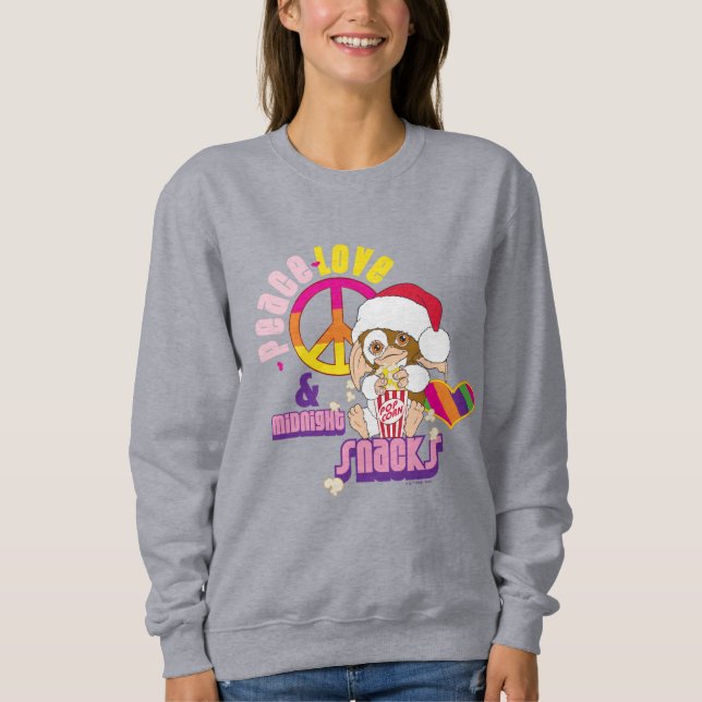 Gizmo | Peace Love & Midnight Snacks Sweatshirt (Front)