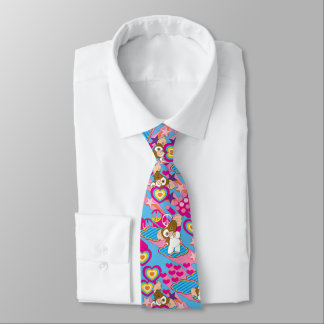 Gizmo | Pink Peace & Love Pattern Tie