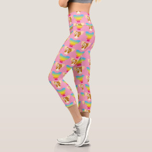Gizmo   Rainbow Pattern Capri Leggings