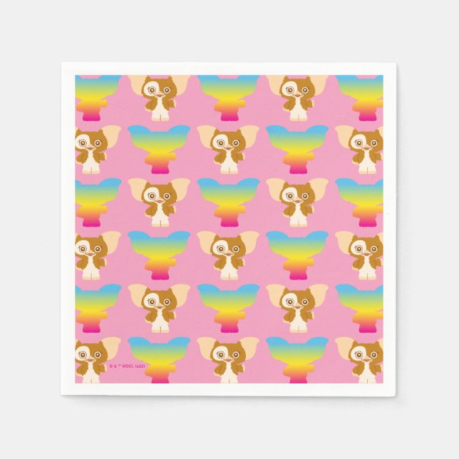 Gizmo | Rainbow Pattern Napkin (Front)