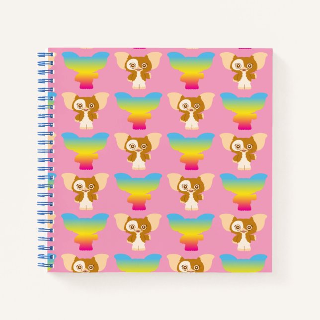 Gizmo | Rainbow Pattern Notebook (Front)