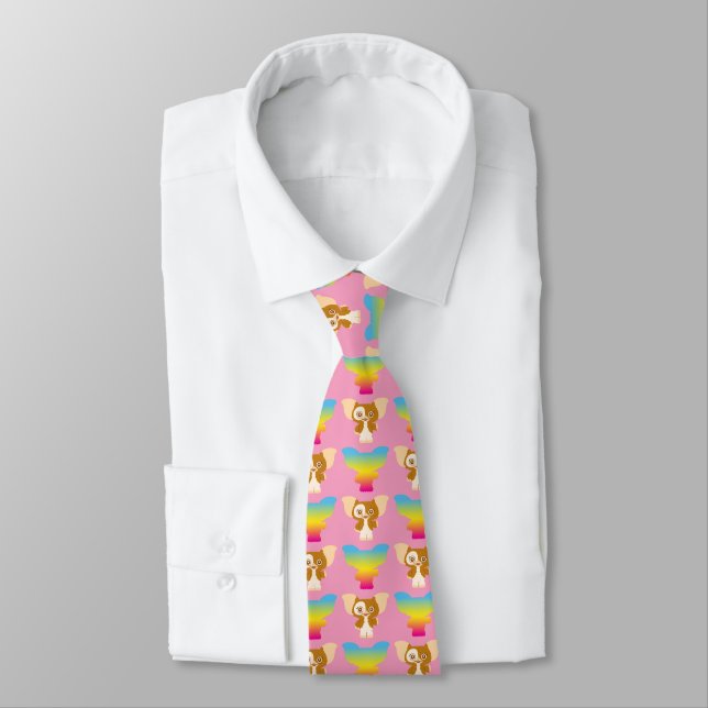 Gizmo | Rainbow Pattern Tie (Tied)