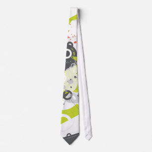 Gizmo Retro Modern Abstract Tie
