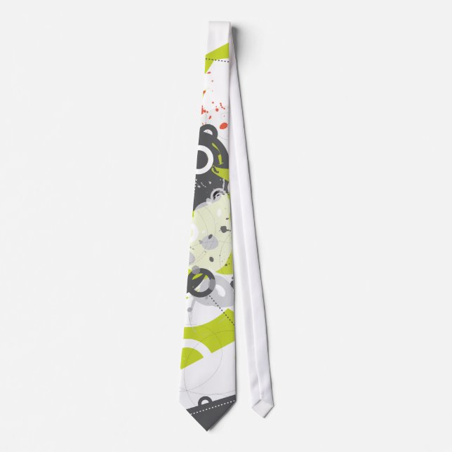 Gizmo Retro Modern Abstract Tie (Front)