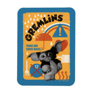 Gizmo There Are Three Rules Magnet