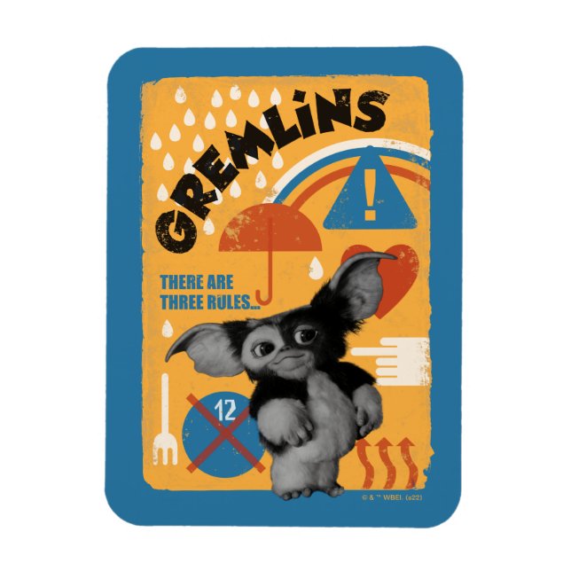 Gizmo | There Are Three Rules Magnet (Vertical)