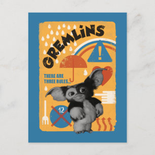 Gizmo   There Are Three Rules Postcard