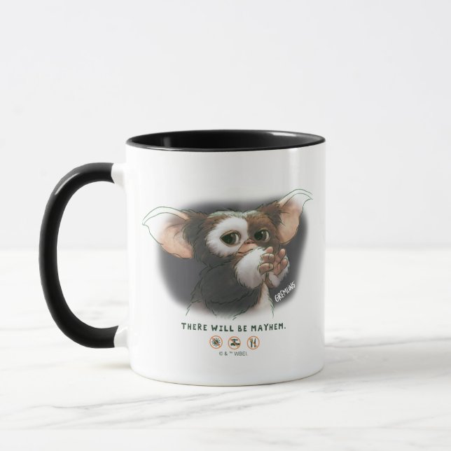Gizmo There Will Be Mayhem Mug (Left)