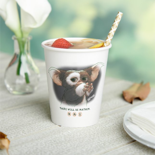 Gizmo There Will Be Mayhem Paper Cups (Insitu)