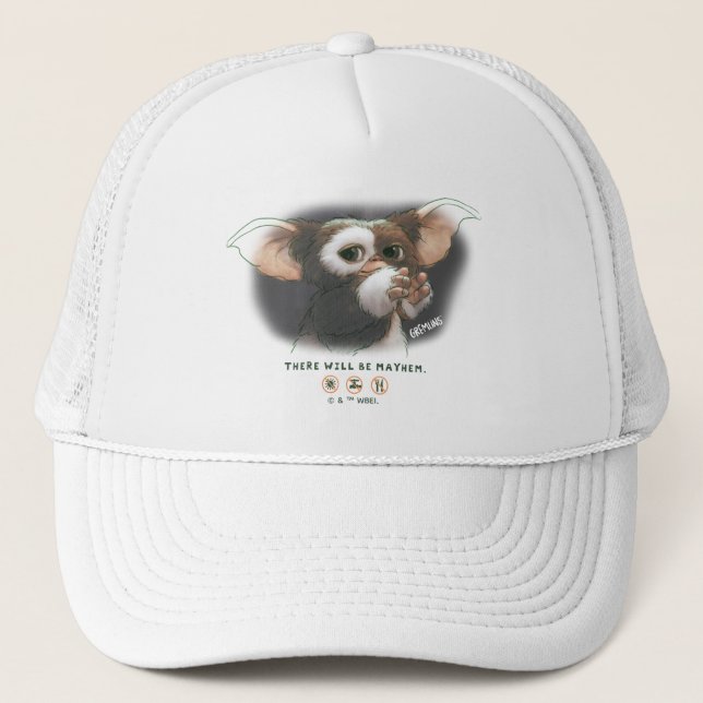 Gizmo There Will Be Mayhem Trucker Hat (Front)