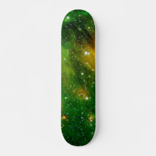 GL490 Green Gas Cloud Nebula - NASA Space Photo Skateboard