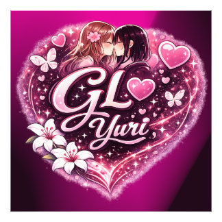 GL Yuri | Girls’ Love Anime Aesthetic Design Photo Print