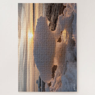 glace en forme d'ours jigsaw puzzle