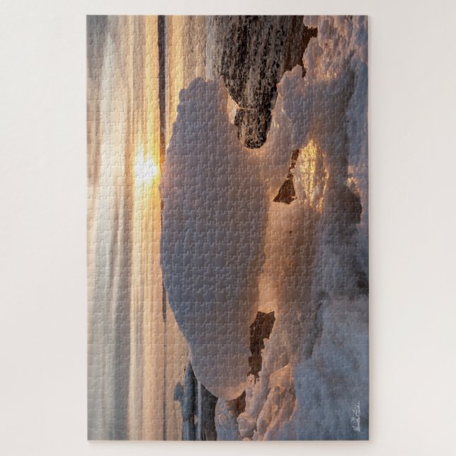 glace en forme d'ours jigsaw puzzle (Vertical)