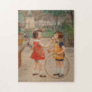 Glaces du Jour Victor Gabriel Gilbert Jigsaw Puzzle