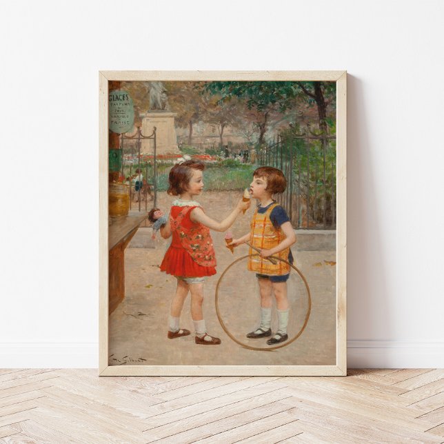 Glaces du Jour | Victor Gabriel Gilbert Poster (Creator Uploaded)