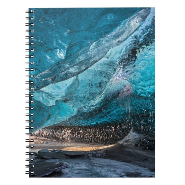Glacial Cave | Vatnajoekull National Park, Iceland Notebook (Front)