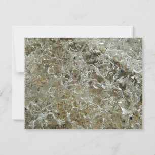Glacial Ice Abstract Nature Texture Card