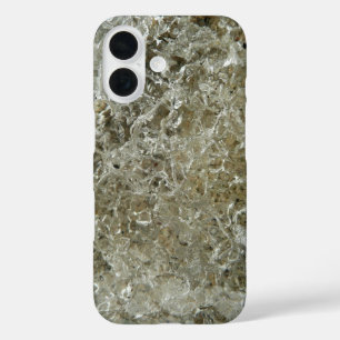 Glacial Ice Abstract Nature Texture iPhone 16 Case