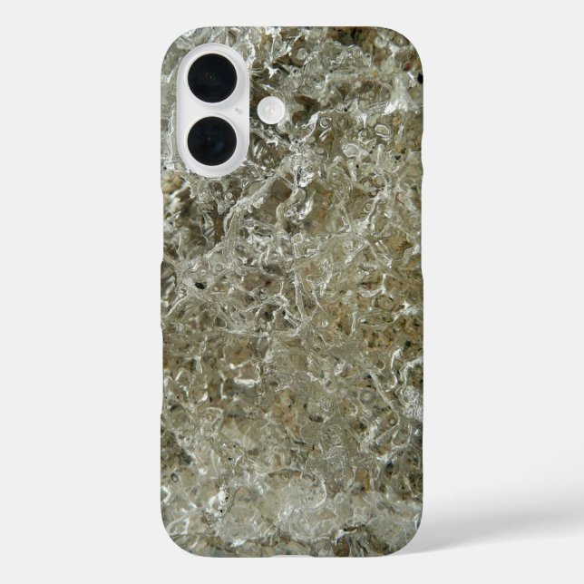 Glacial Ice Abstract Nature Texture Case-Mate iPhone Case (Back)
