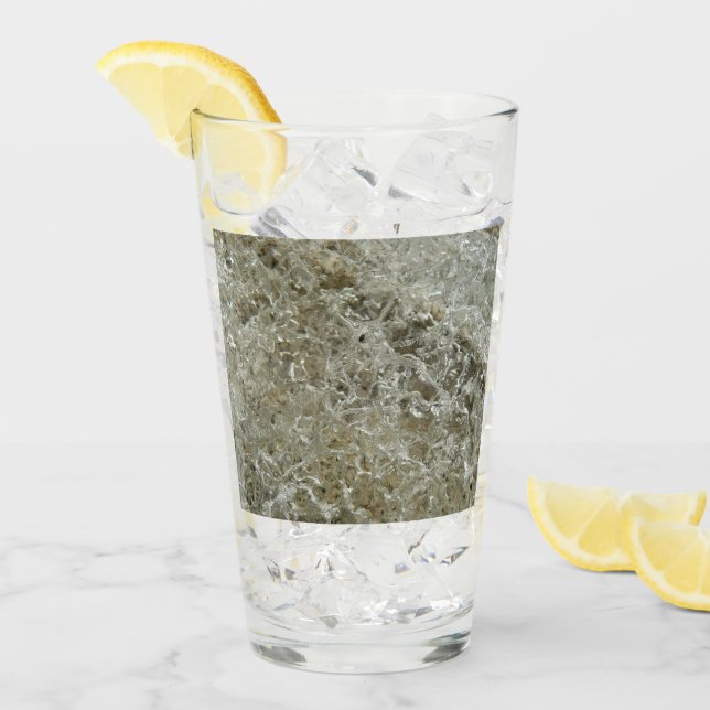 Glacial Ice Abstract Nature Texture Glass (Front Ice)